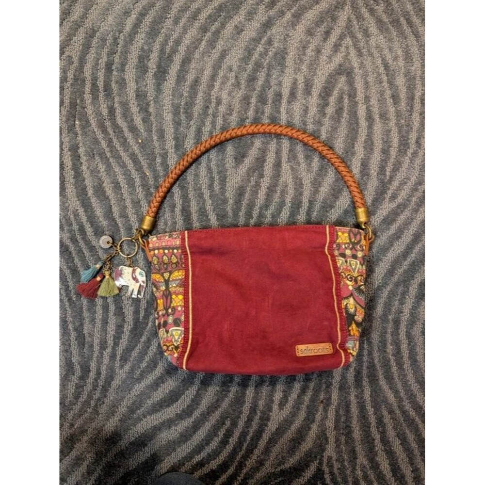Sakroots Elsa Hobo Mulberry One World Bag